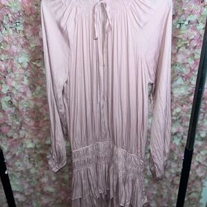 Mustard Seed Blush Long Sleeve Dress